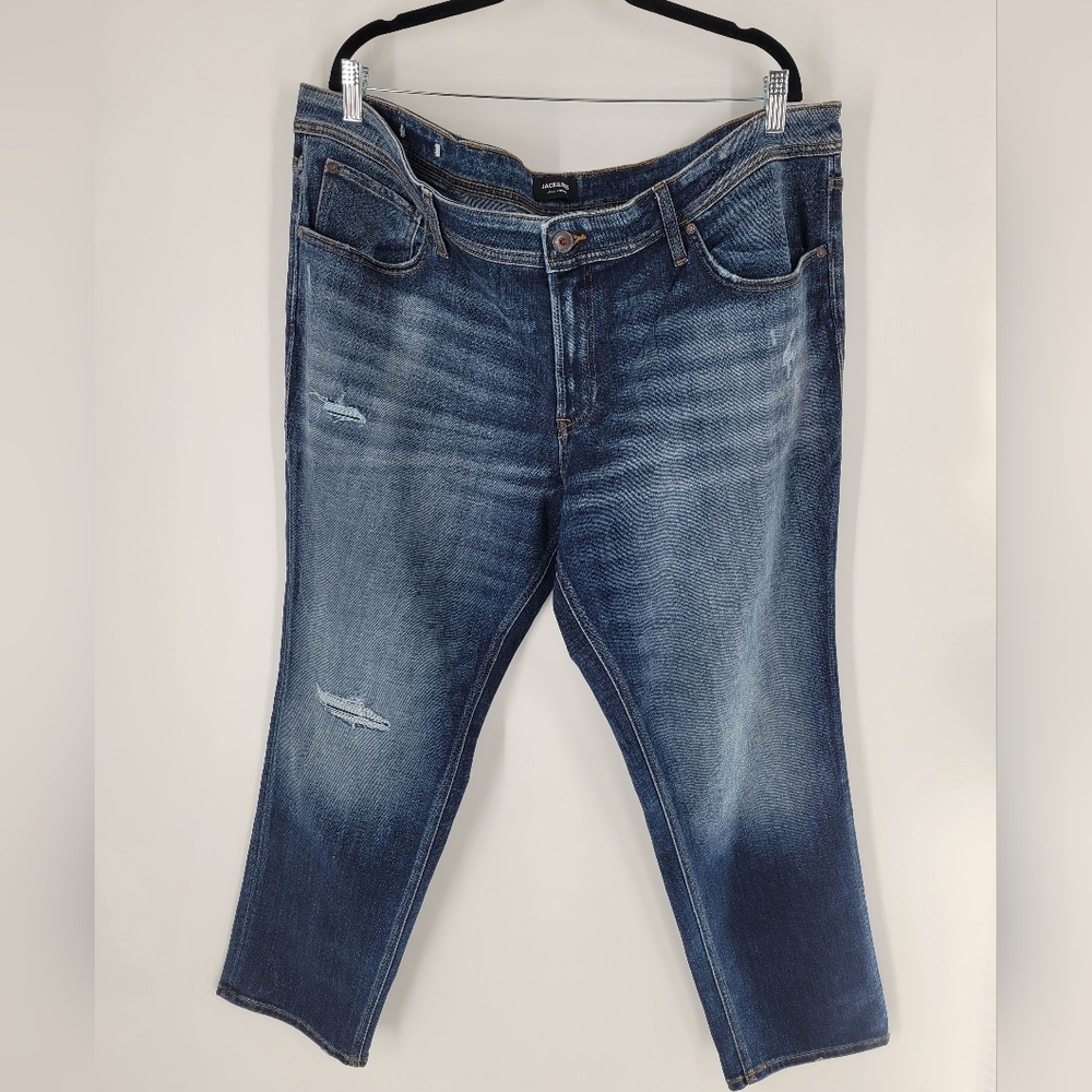 Jack & Jones Straight Jeans Dark Blue Size 44/30